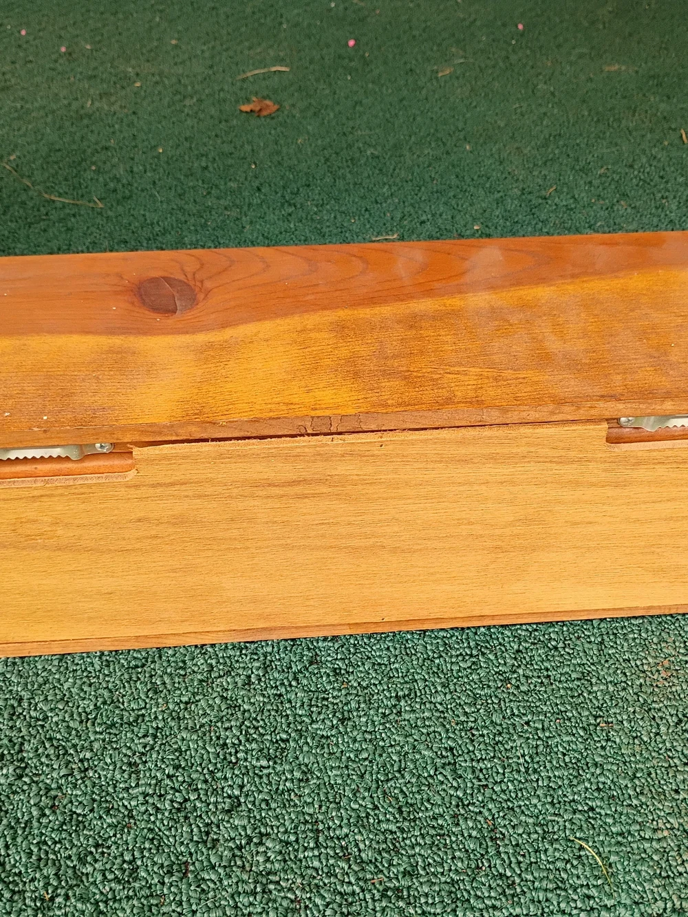 1960s Mid-Century Dresser Top Storage Box 4 Drawer 18